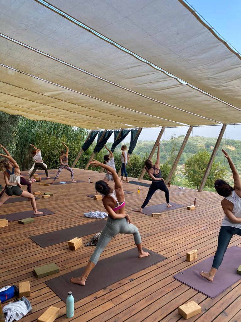 Yoga Retreat Italy Yoga Deck - Shine Yoga